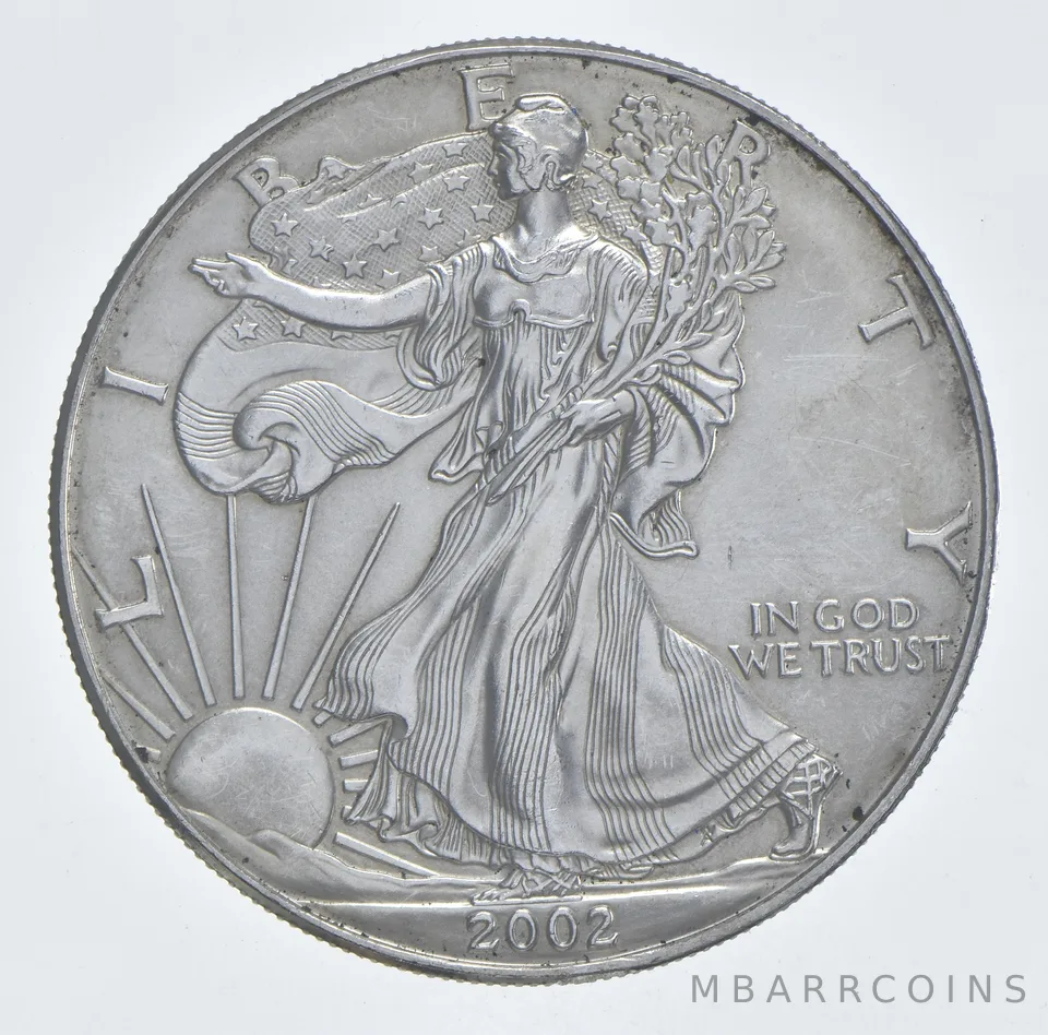 Better Date 2002 American Silver Eagle 1 Troy Oz .999 Fine Silver *498