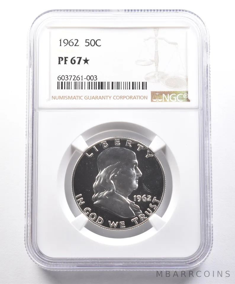 1962 Franklin Half Dollar PF67* STAR NGC *4111
