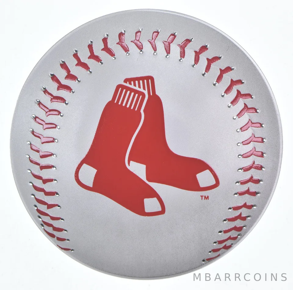 2025 Niue 2 Dollars MLB Red Sox Colorized 1 Oz Silver