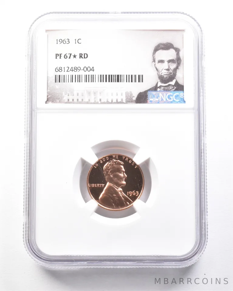 1963 Lincoln Memorial Cent PF67* STAR RD NGC *7814