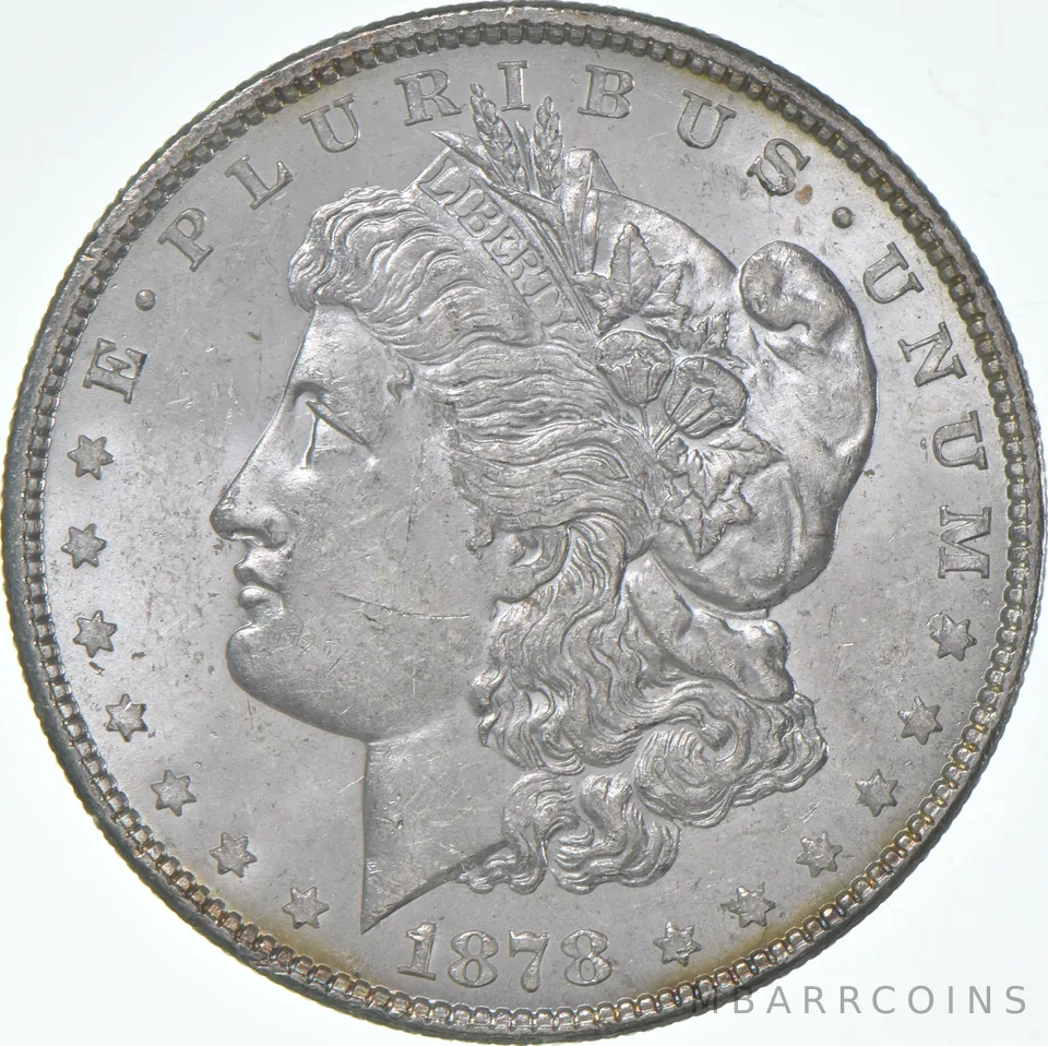 BU/Unc 1878 (P) 7TF Reverse 78 Morgan Silver Dollar (1 coin)