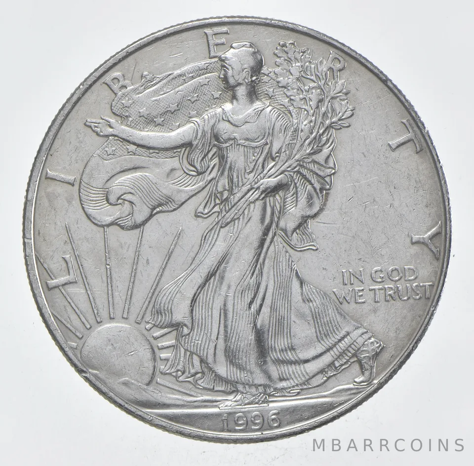 Rarest 1996 American Silver Eagle - Key Date - Rare LOW MINTAGE *350