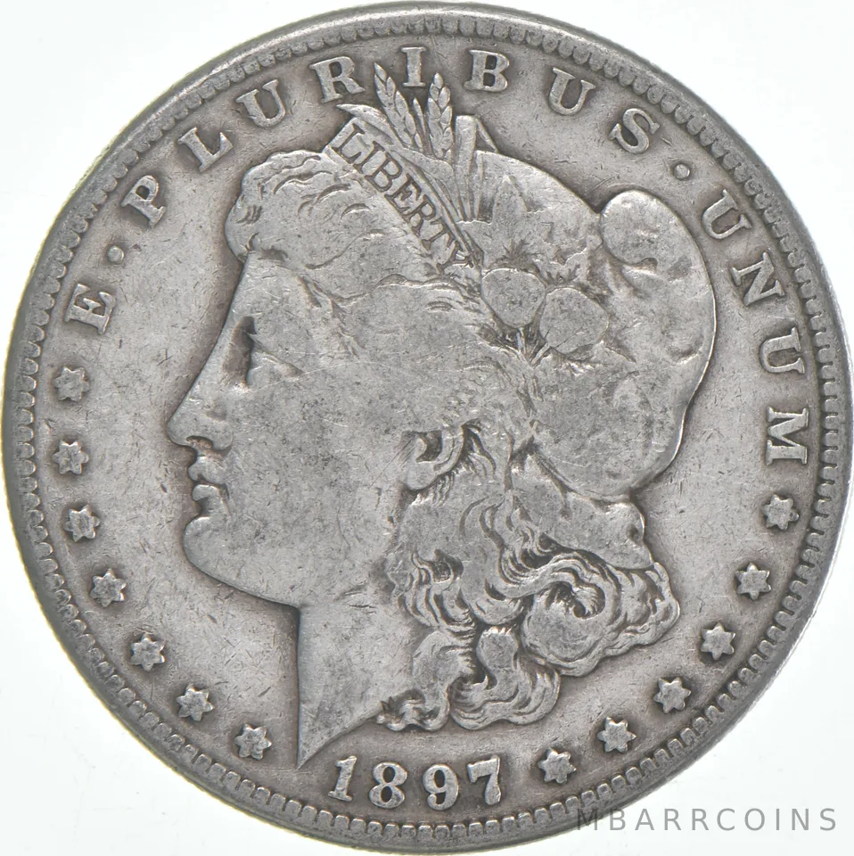 VG/F 1897-S Morgan Silver Dollar (1 coin)