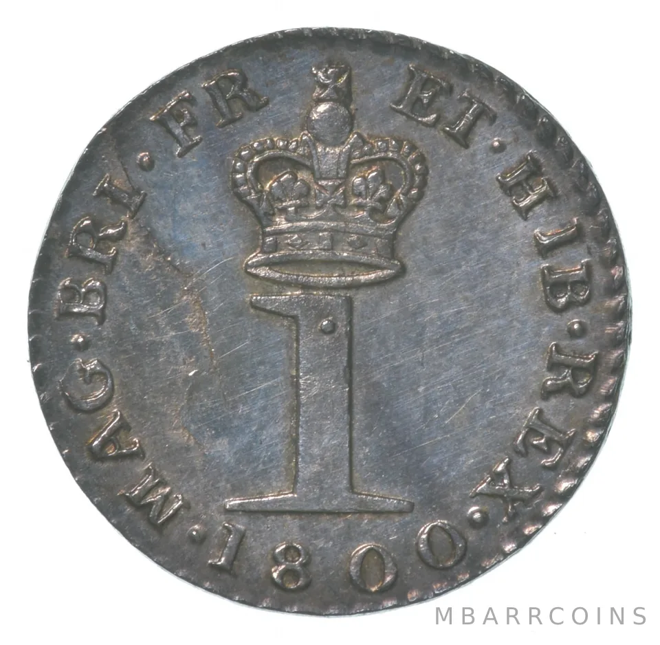1800 Great Britain 1 Pence Maundy a8408