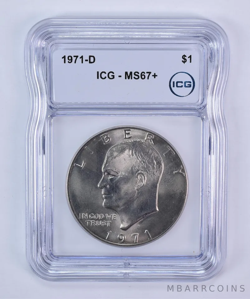 1971-D Eisenhower $1 MS67+ ICG