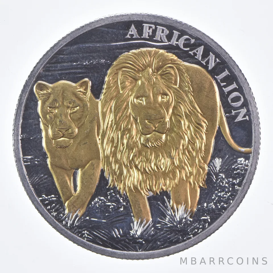 Better Date 2016 Congo 5000 Francs - 1 oz. Silver Lion World Coin- Silver *749