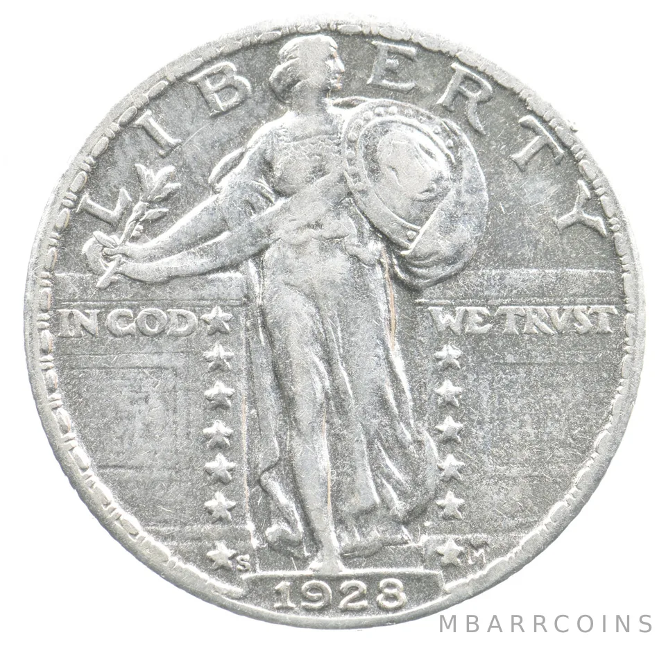 1928-S Standing Liberty Quarter *7427