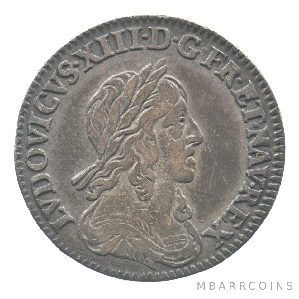 1642 A France 10 Sols Louis XIII *6460