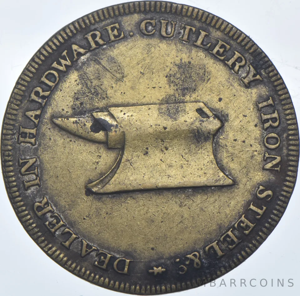 1820's W. H. Mott Civil War Token - NY 615 *7570