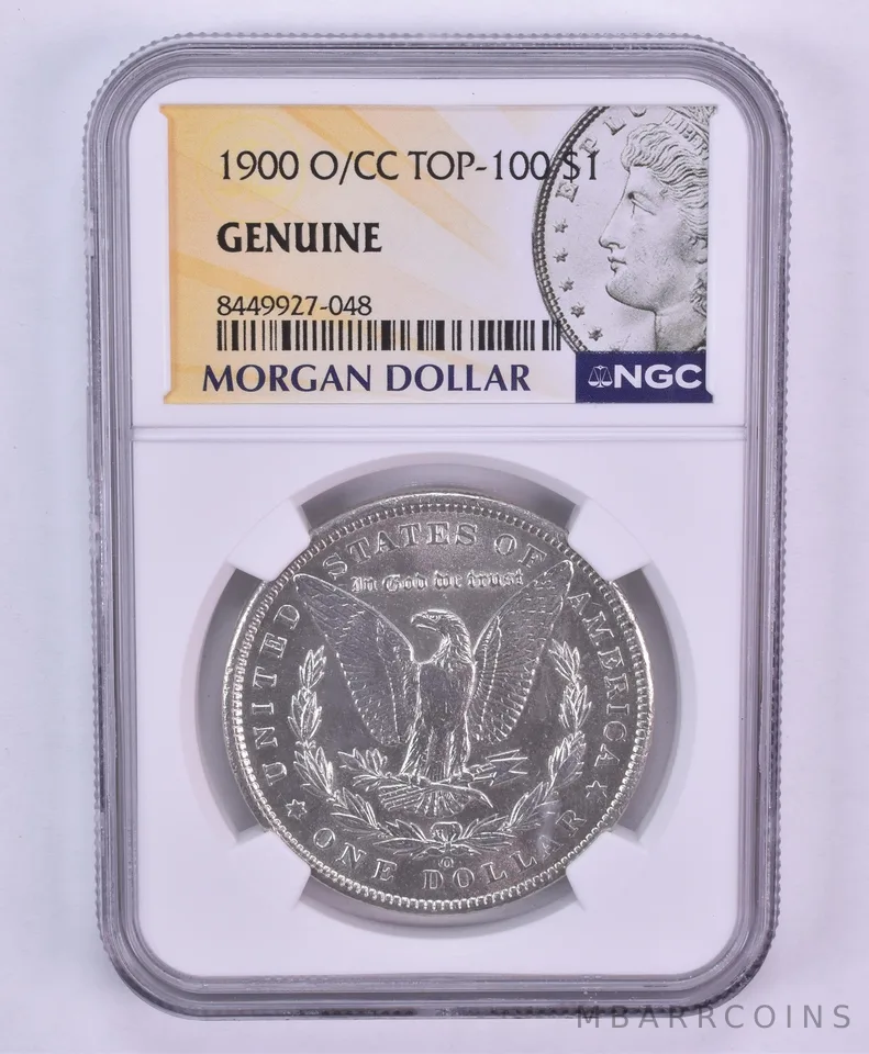1900-O/CC TOP-100 Morgan Silver Dollar Genuine NGC *2307