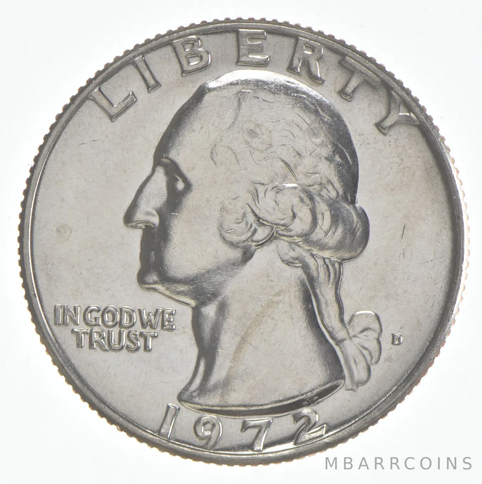 1972-D Washington Quarter Clad Unc