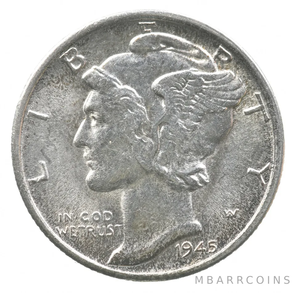 1945-S Mercury Dime Micro S *8910