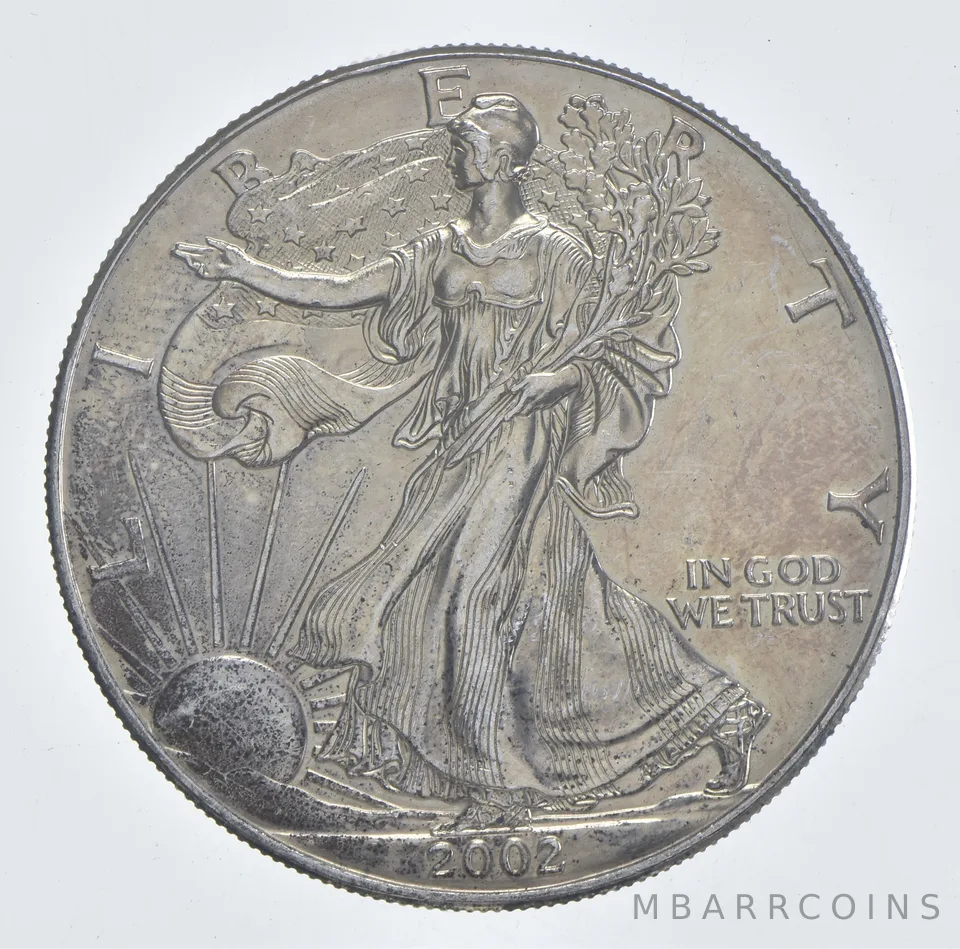 Better Date 2002 American Silver Eagle 1 Troy Oz .999 Fine Silver *441