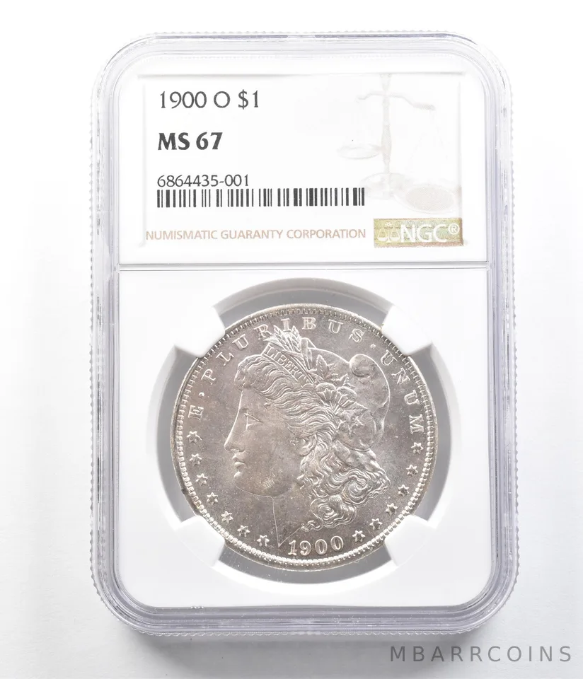 1900-O Morgan Silver Dollar MS67 NGC *6305