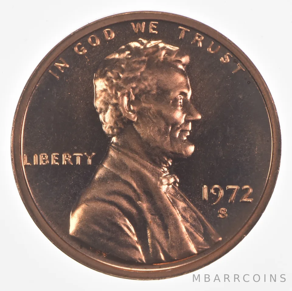 1972-S Lincoln Memorial Cent Proof