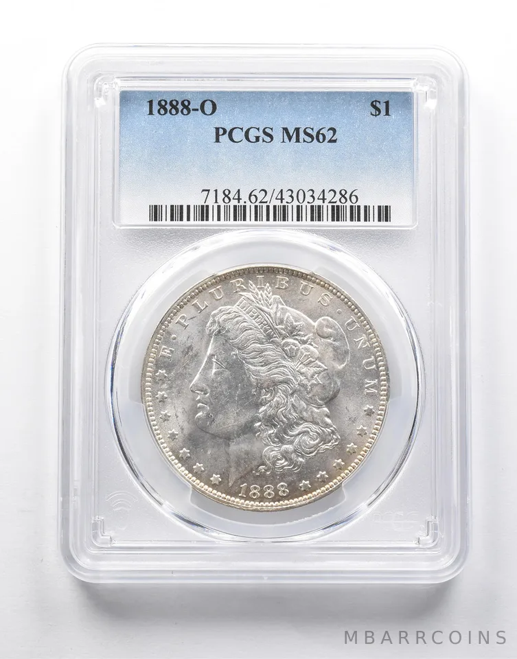 MS62 1888-O Morgan Silver Dollar PCGS VAM 1B Scarface a0265
