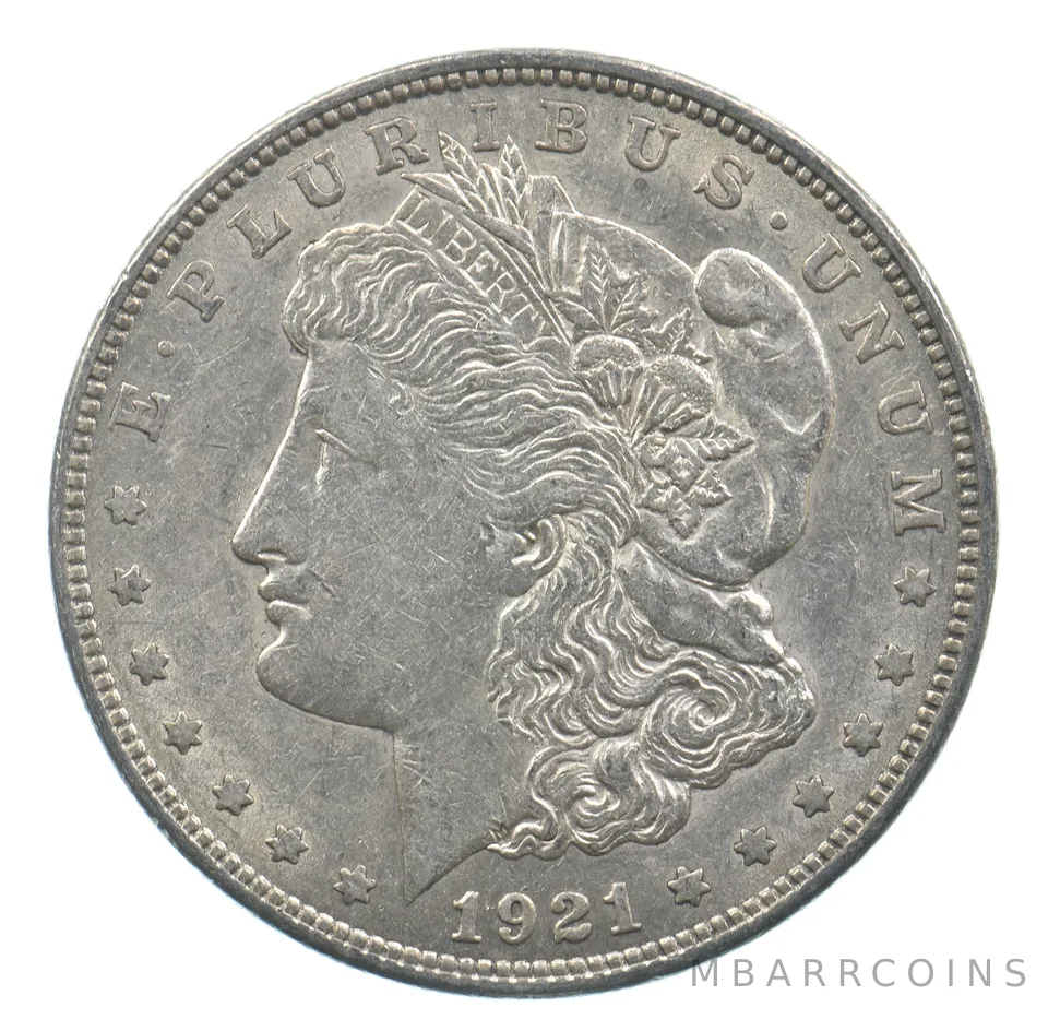 Early - 1921 Morgan Silver Dollar - 90% US Coin *414