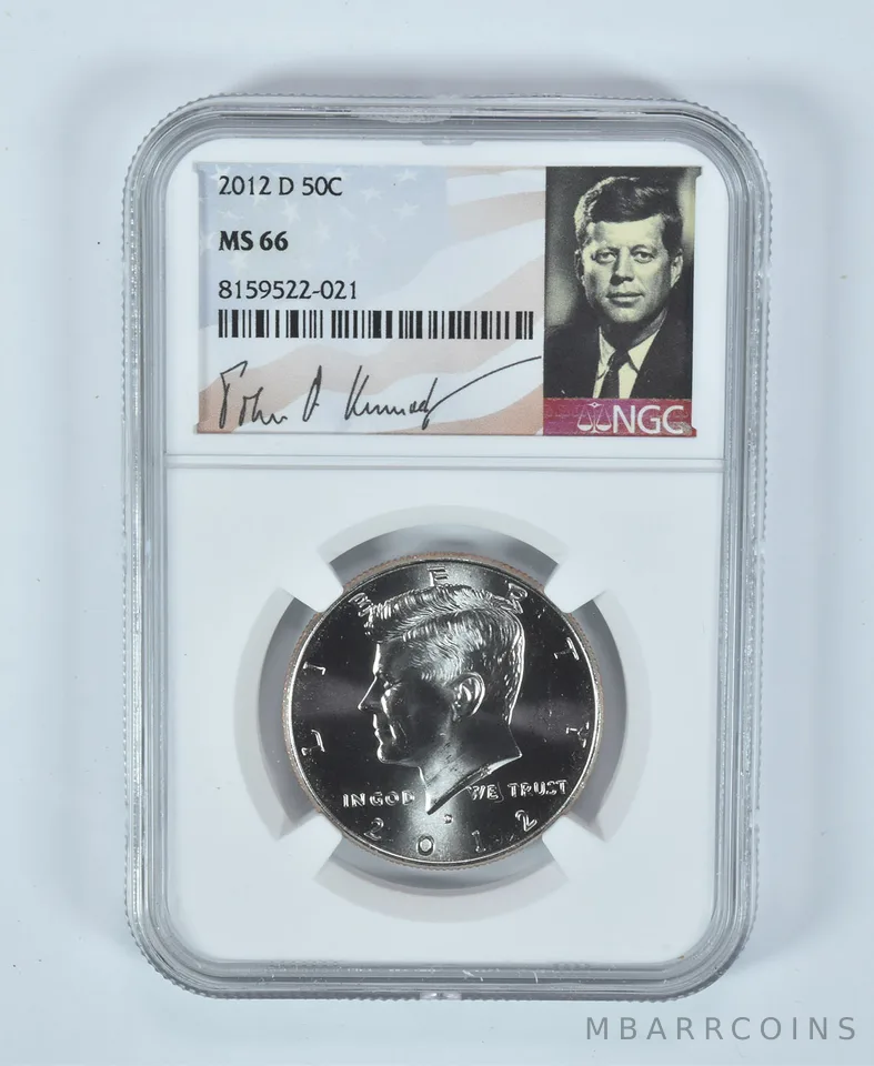 2012-D Kennedy Half Dollar MS66 NGC Special Label