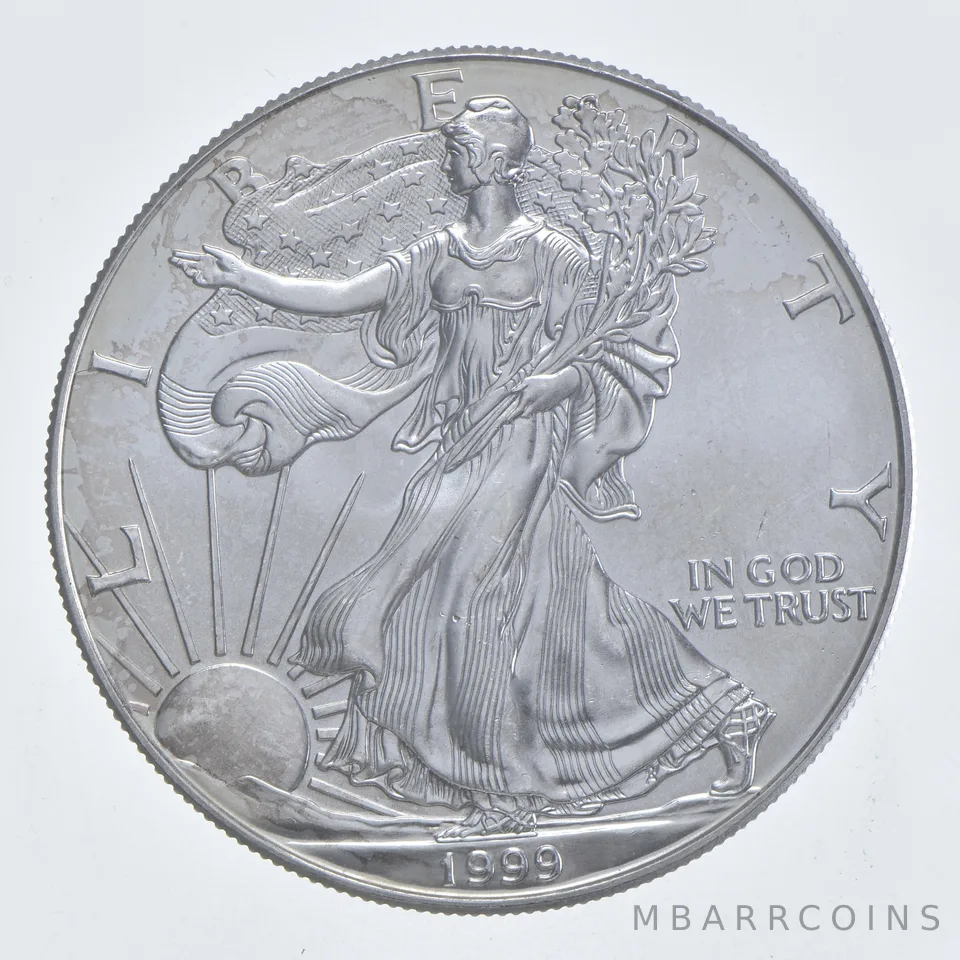 Better Date 1999 American Silver Eagle 1 Troy Oz .999 Fine Silver *211