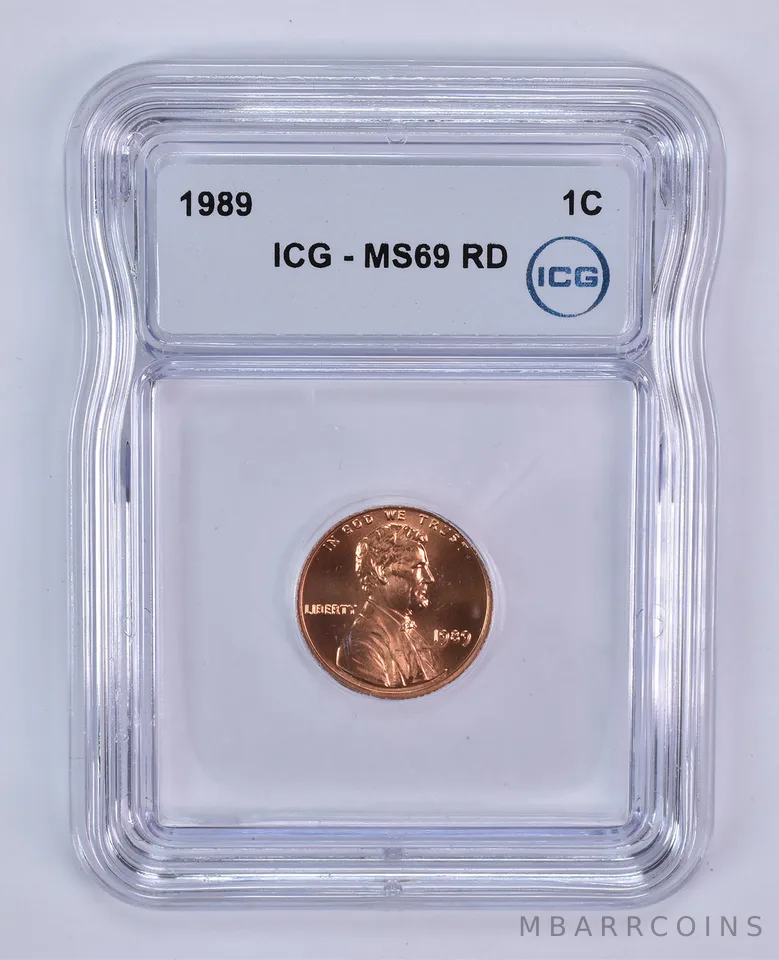 1989 Lincoln Memorial Cent MS69 RD ICG