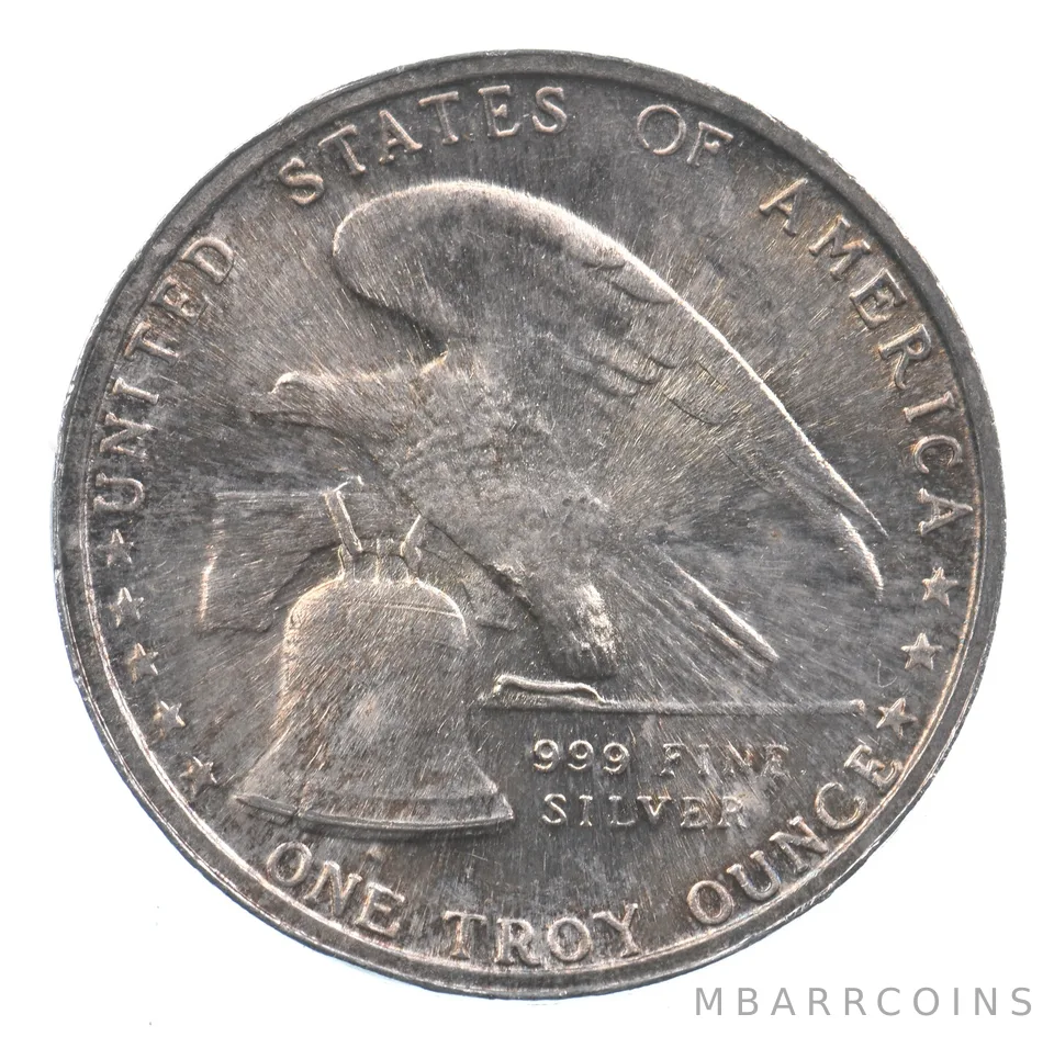 VINTAGE Art Bar/Round Rarities Mint Saint-Gaudens Liberty Silver 1 T Oz *236
