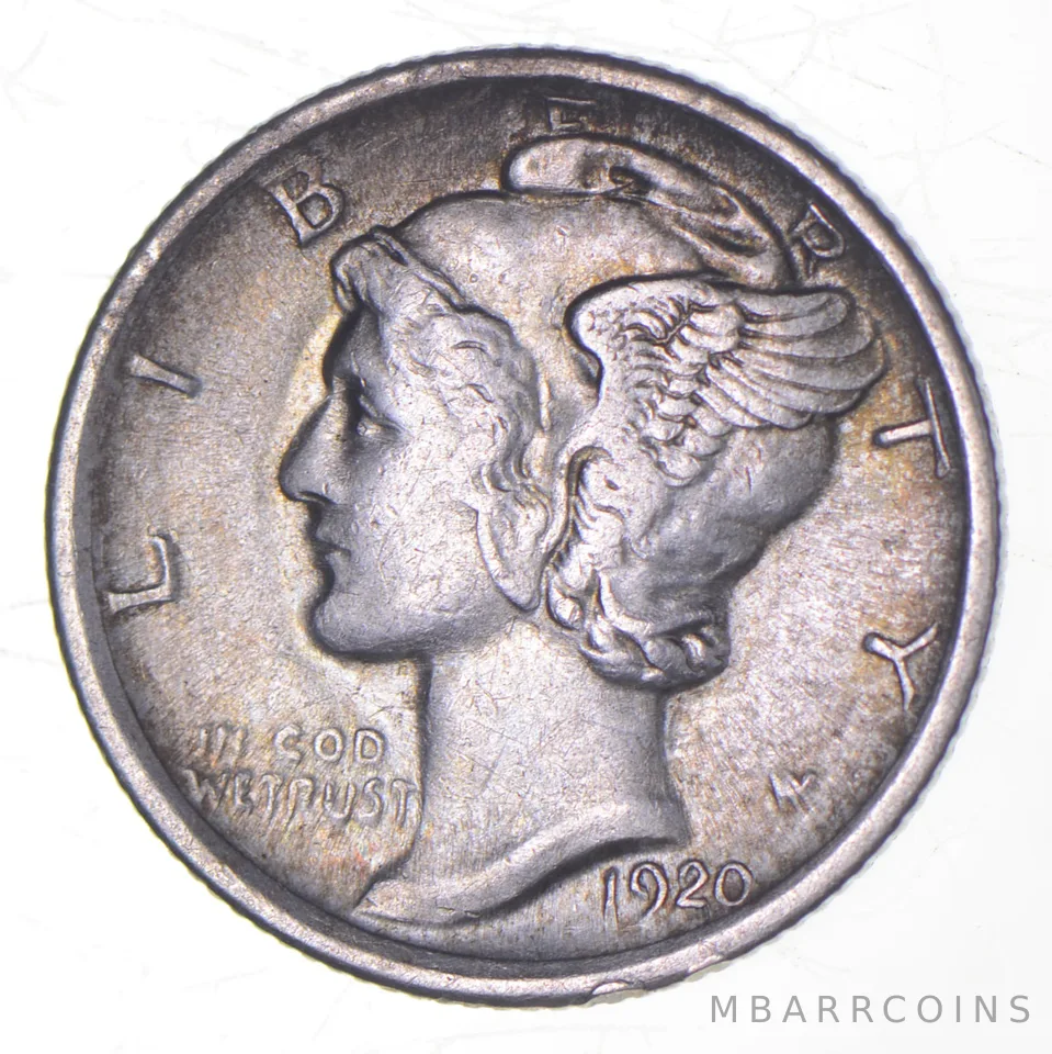 1920 Mercury Dime a9143