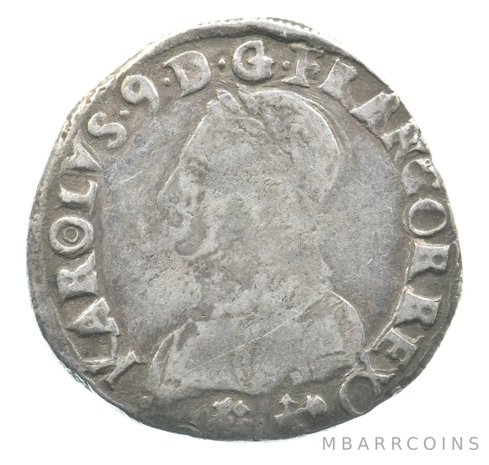 1575 France Teston Charles IX *6513