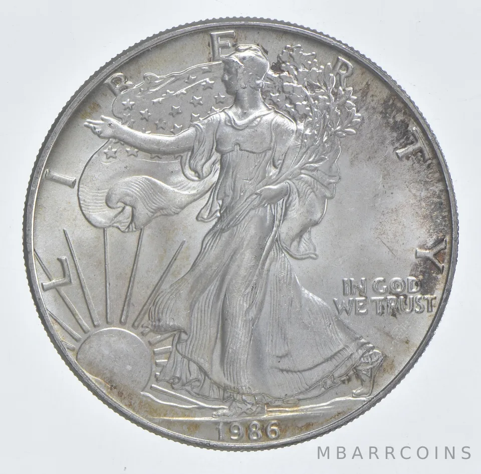 Better Date 1986 American Silver Eagle 1 Troy Oz .999 Fine Silver *079