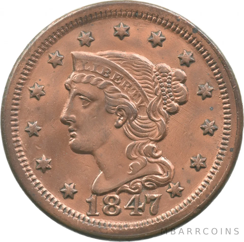 1847 Liberty Head Large Cent *3232