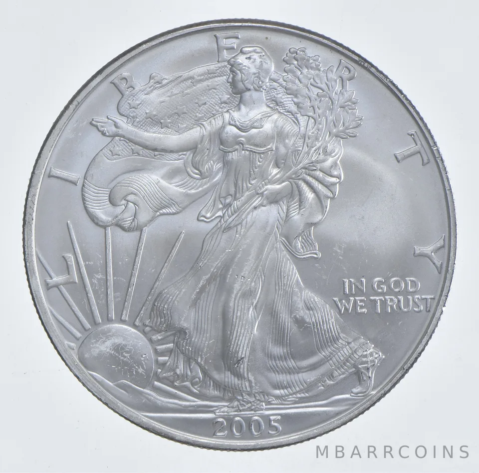 Better Date 2005 American Silver Eagle 1 Troy Oz .999 Fine Silver *424