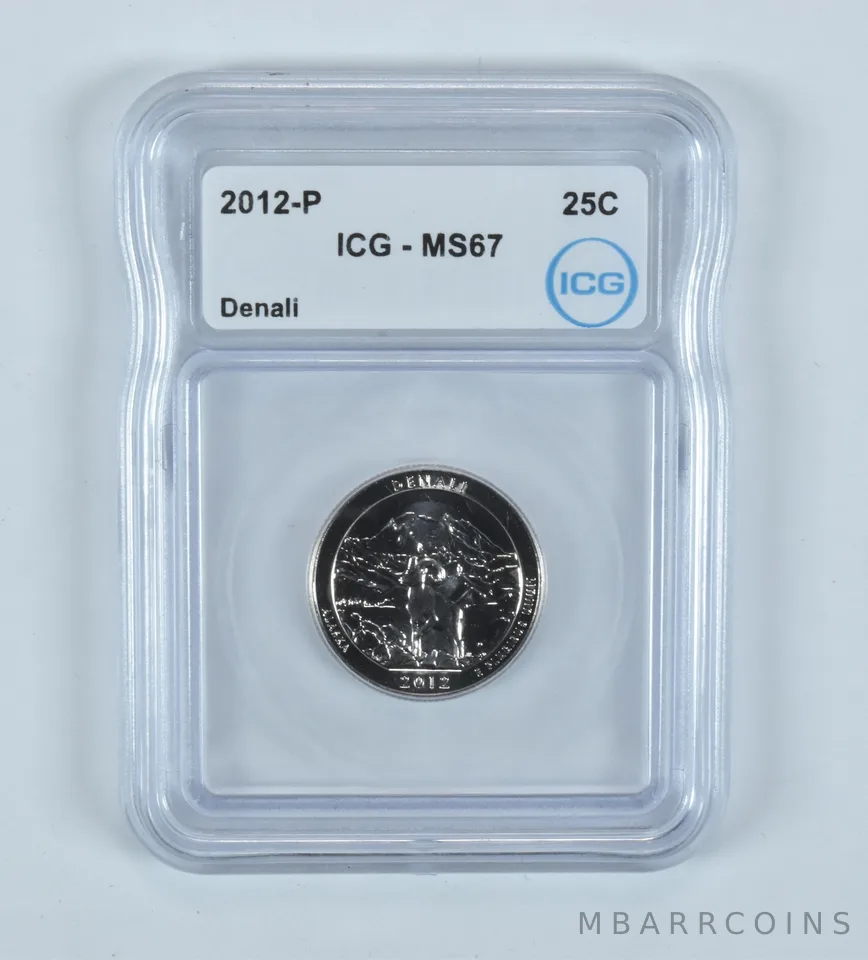 2012-P Washington Quarter ATB Denali MS67 ICG