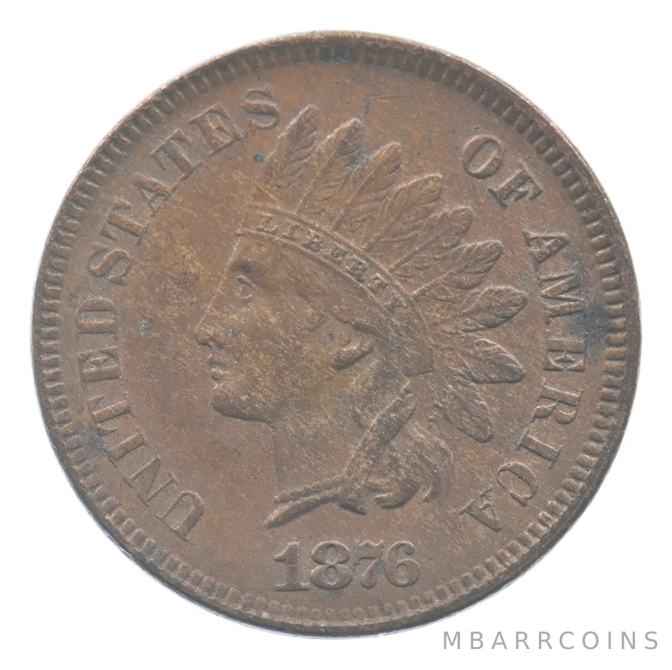 1876 Indian Head Cent *8833