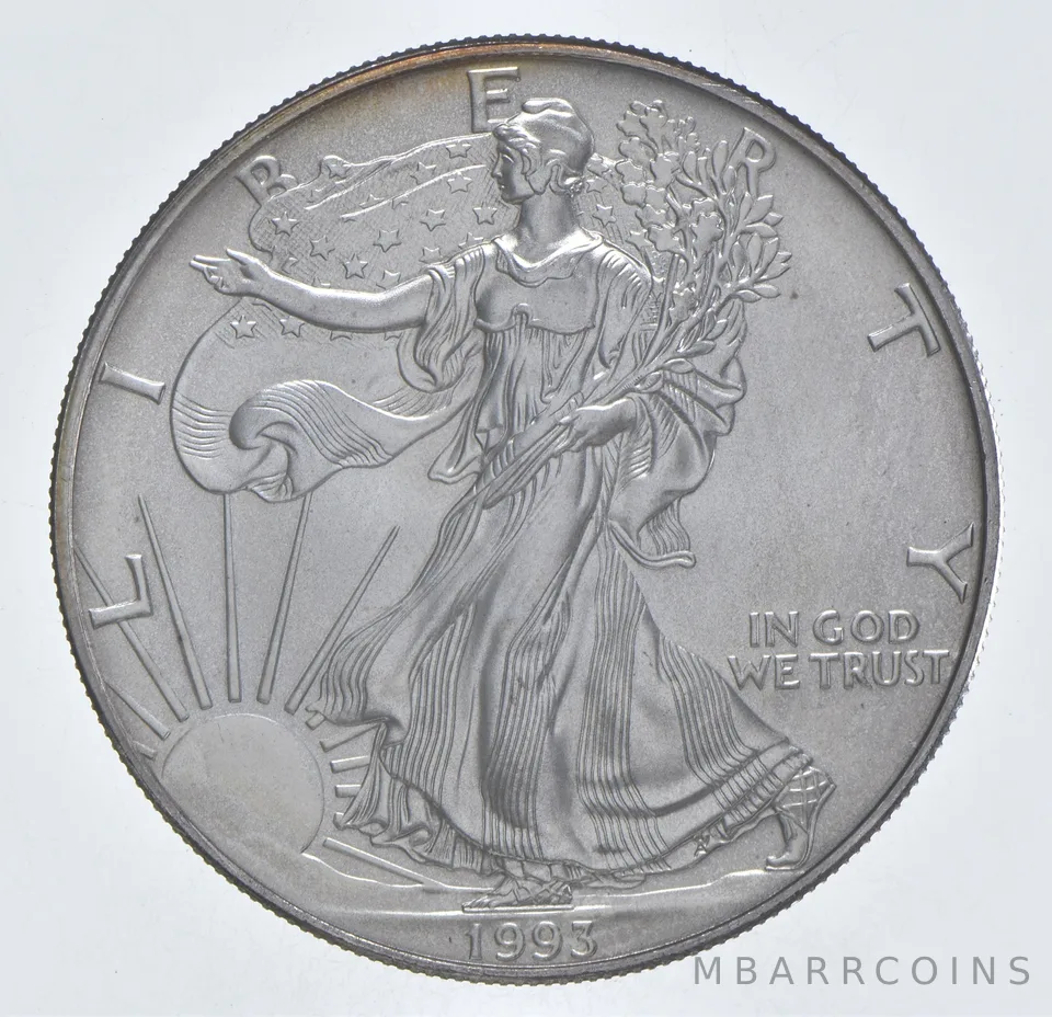 Better Date 1993 American Silver Eagle 1 Troy Oz .999 Fine Silver *352