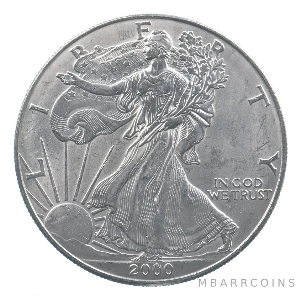 Better Date 2000 American Silver Eagle 1 Troy Oz .999 Fine Silver *712