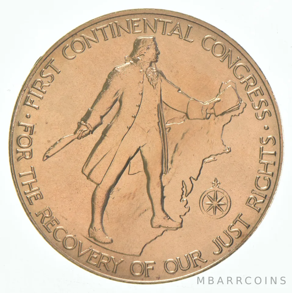 US Mint American Revolution Bicentennial Medals Adams Official Treasury
