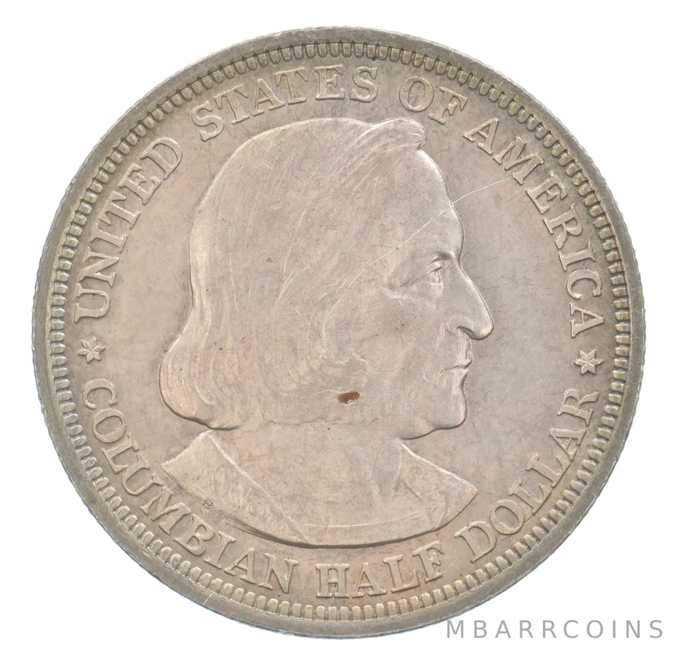 1892 Columbian Exposition Half Dollar Beautiful Tone *0337