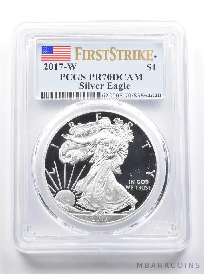 PR70 DCAM 2017-W American Silver Eagle FS PCGS a8405