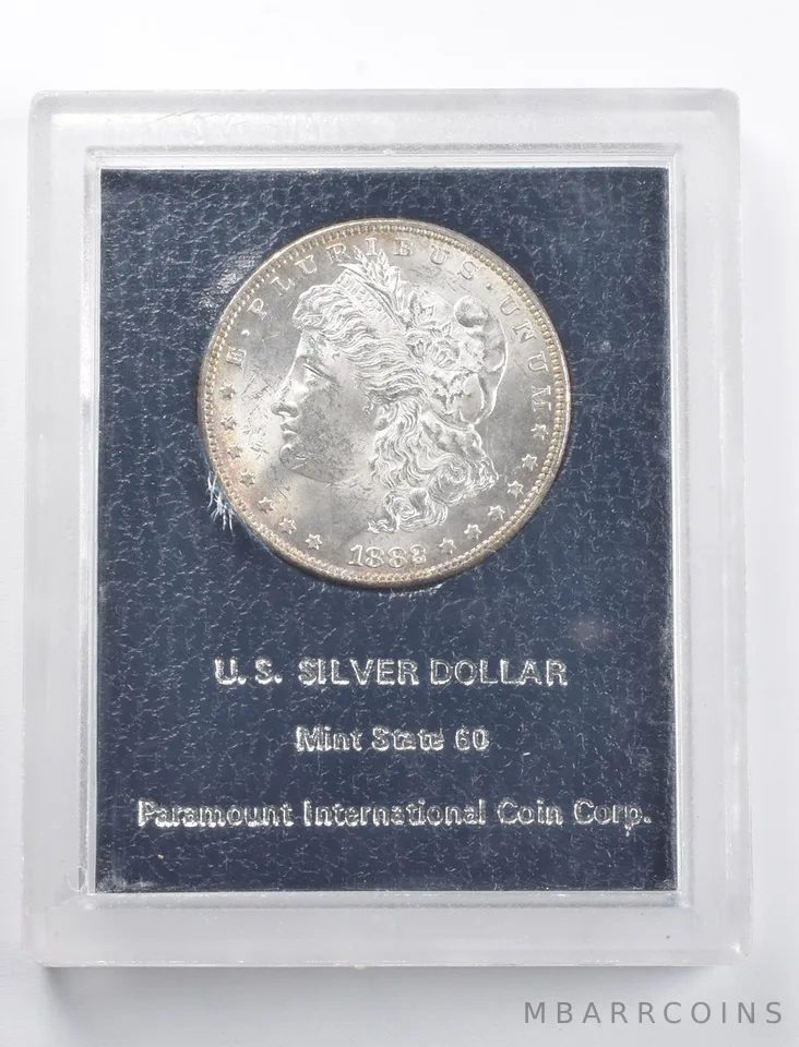 1882 Morgan Silver Dollar a5866