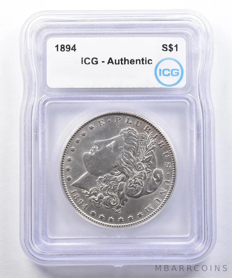 1894 Morgan Silver Dollar ICG Authentic *2416