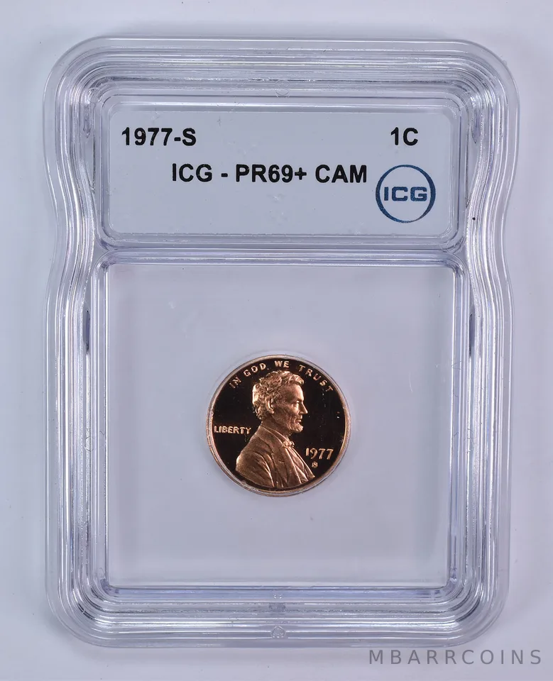 1977-S Lincoln Memorial Cent PR69+ CAM ICG