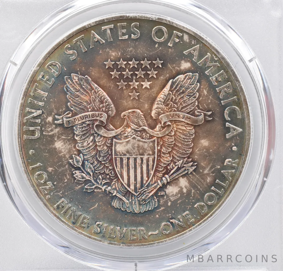 2013 American Silver Eagle MS68 PCGS Beautiful Tone *1247