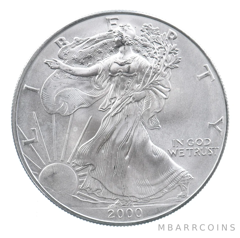 Better Date 2000 American Silver Eagle 1 Troy Oz .999 Fine Silver *695
