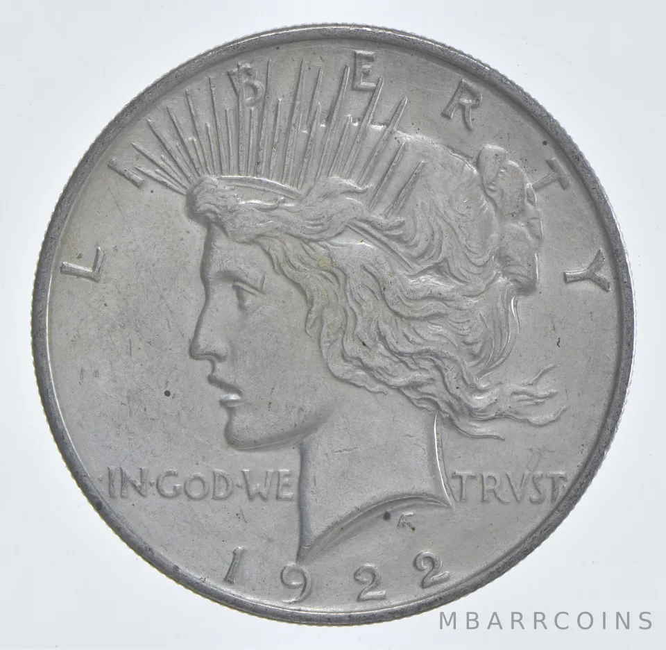 Better - 1922-D Peace Silver Dollar - 90% US Coin *651