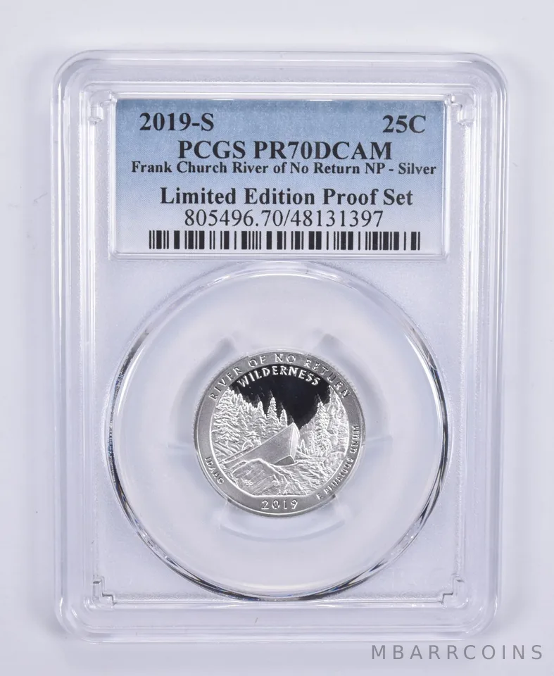 2019-S Quarter Silver River Of No Return Limited Edition Set PR70 PCGS