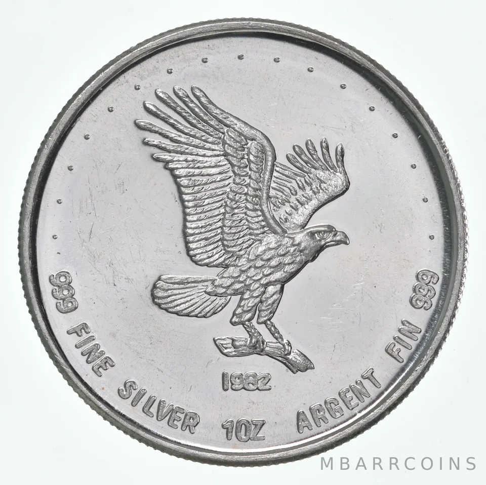 Monex International LTD 1 Troy Oz 1982 Silver Eagle Proof