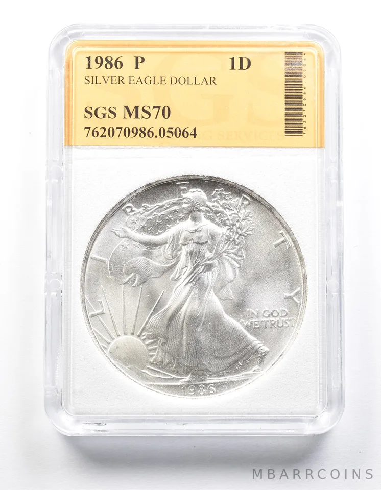 1986 American Silver Eagle *1237