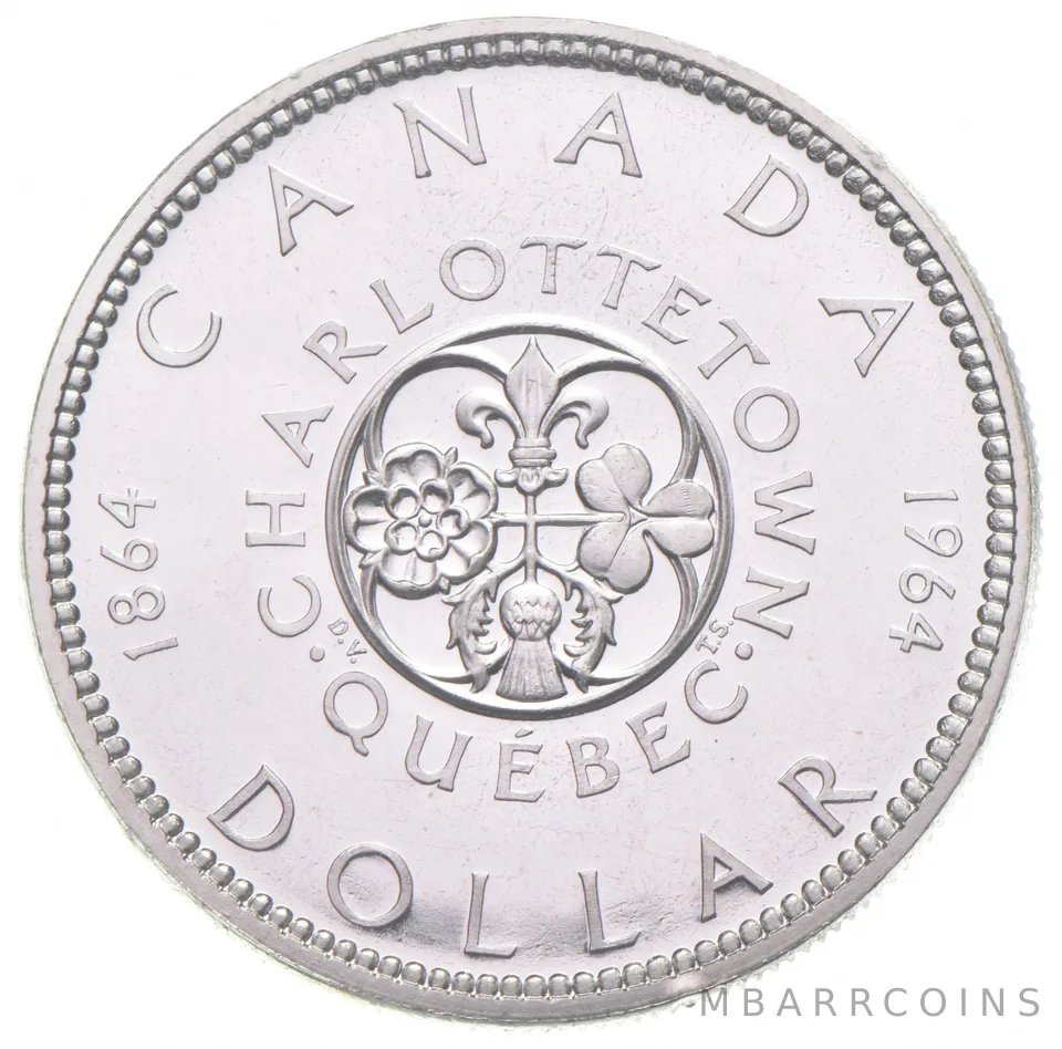 1964 Canada 80% Silver Canadian Silver Dollar