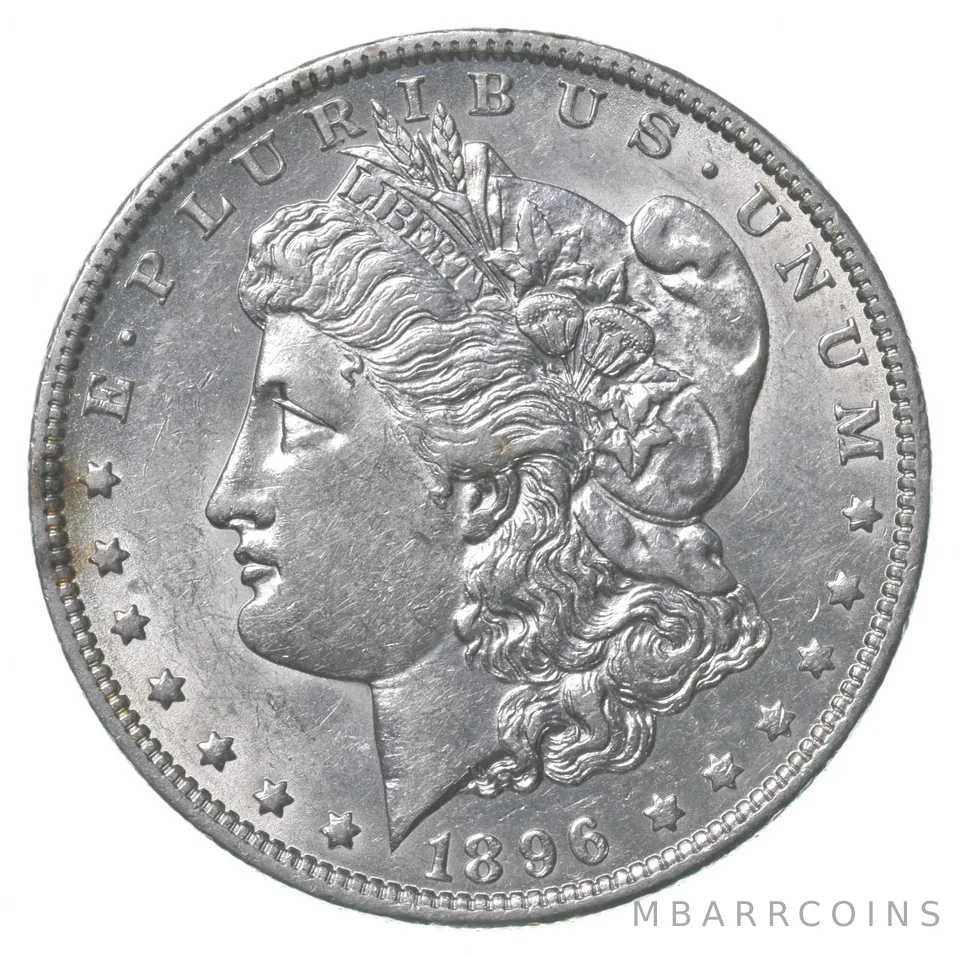 1896-O Morgan Silver Dollar a8521