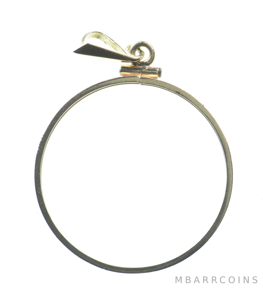 14kt 3.3g Gold Bezel 1 Oz Gold Maple *0281