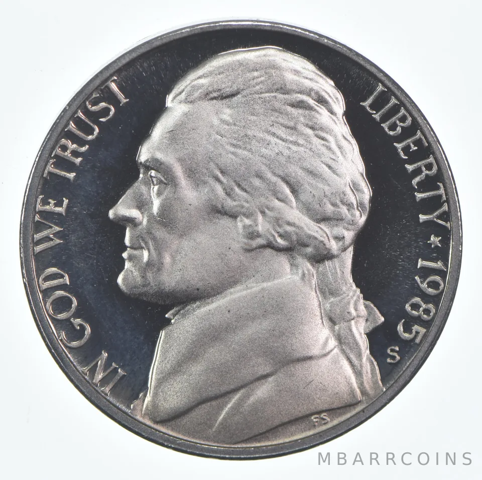 1985-S Jefferson Nickel Proof